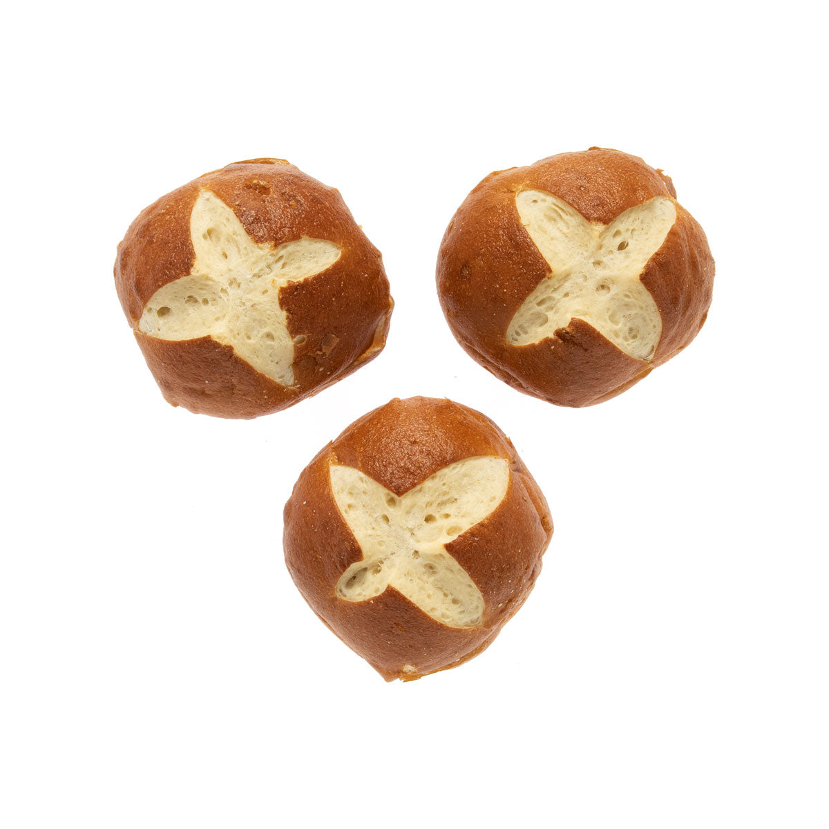 4 Bavarian Pretzel Burger Bun