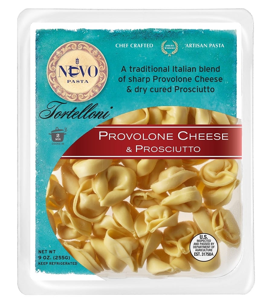 Provolone & Prosciutto Tortelloni