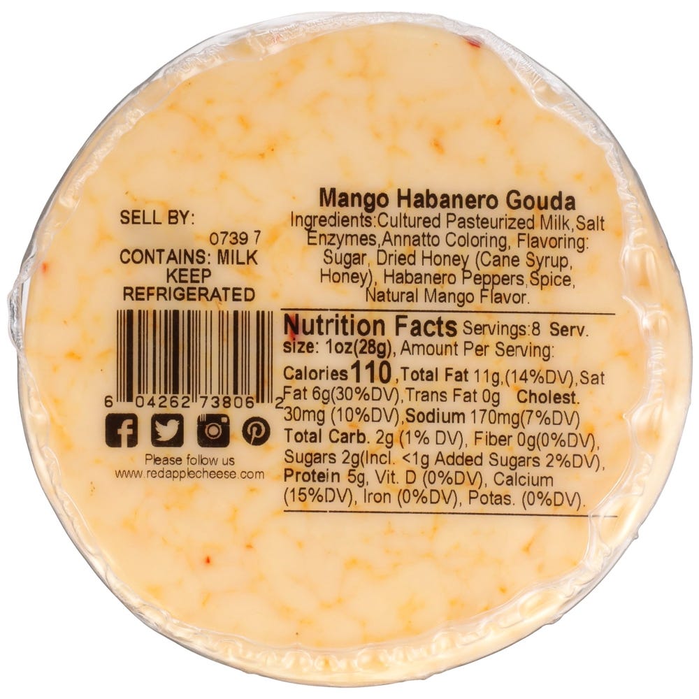 Mango Habanero Gouda Wedge