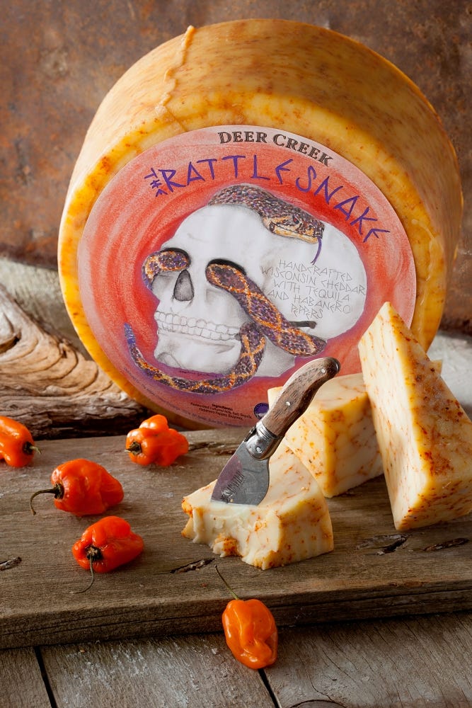 Tequila Habanero Pepper Infused Cheddar Wheel