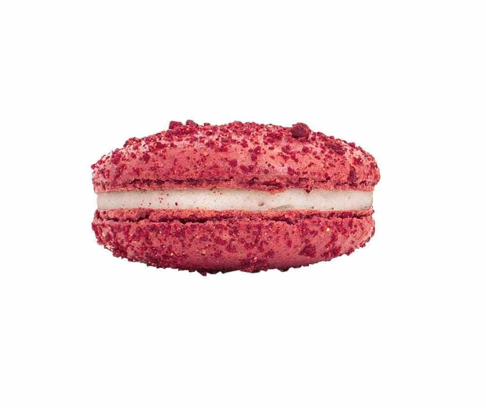 Duverger Red Velvet French Macarons Gluten Free, 12 ct
