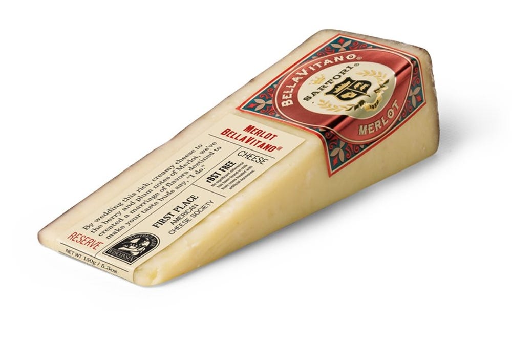 Merlot BellaVitano Wedge