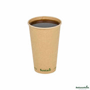 Sustain 16 oz Kraft Paper Coffee Cup