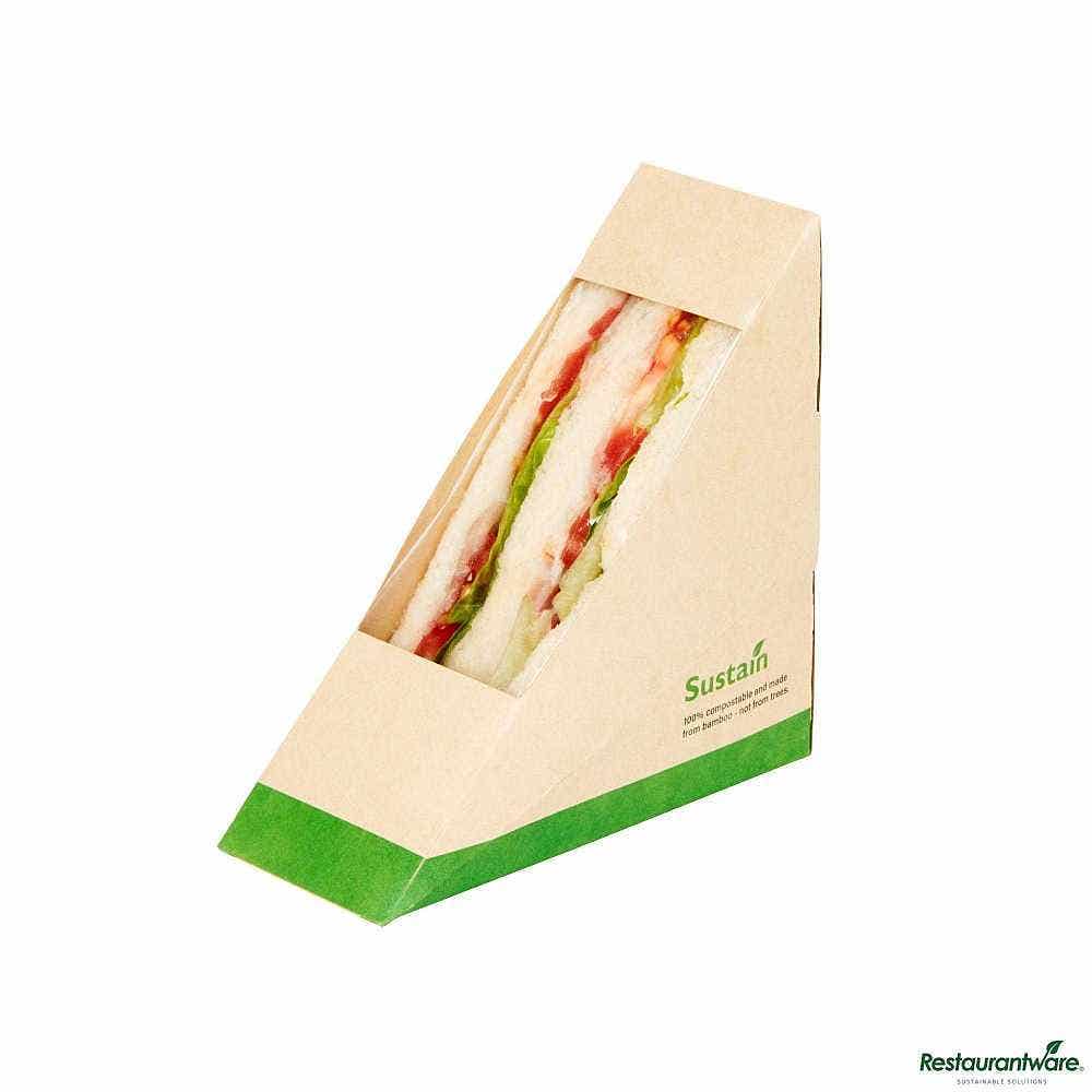Sustain Bamboo Paper Small Sandwich Box