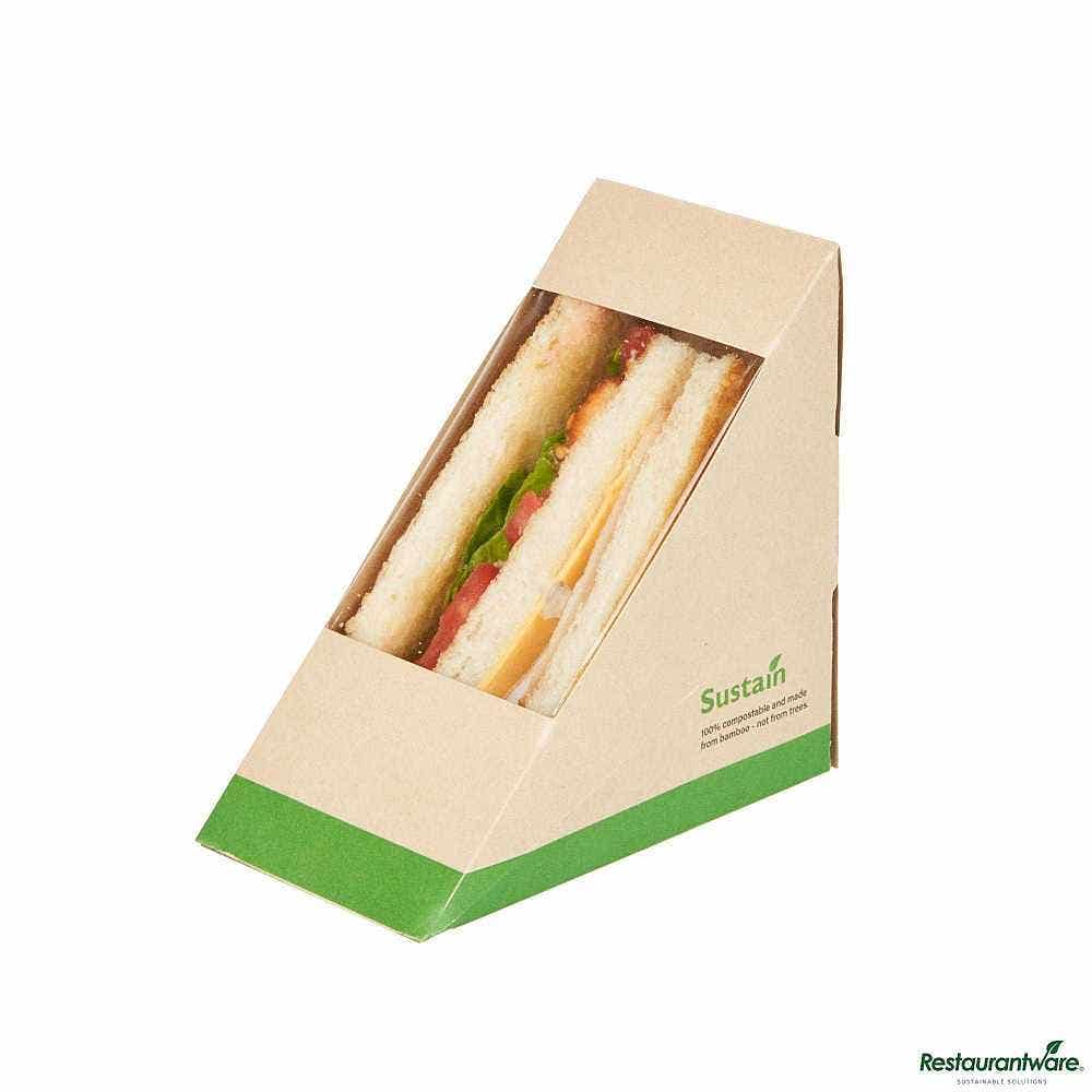 Sustain Bamboo Paper Medium Sandwich Box