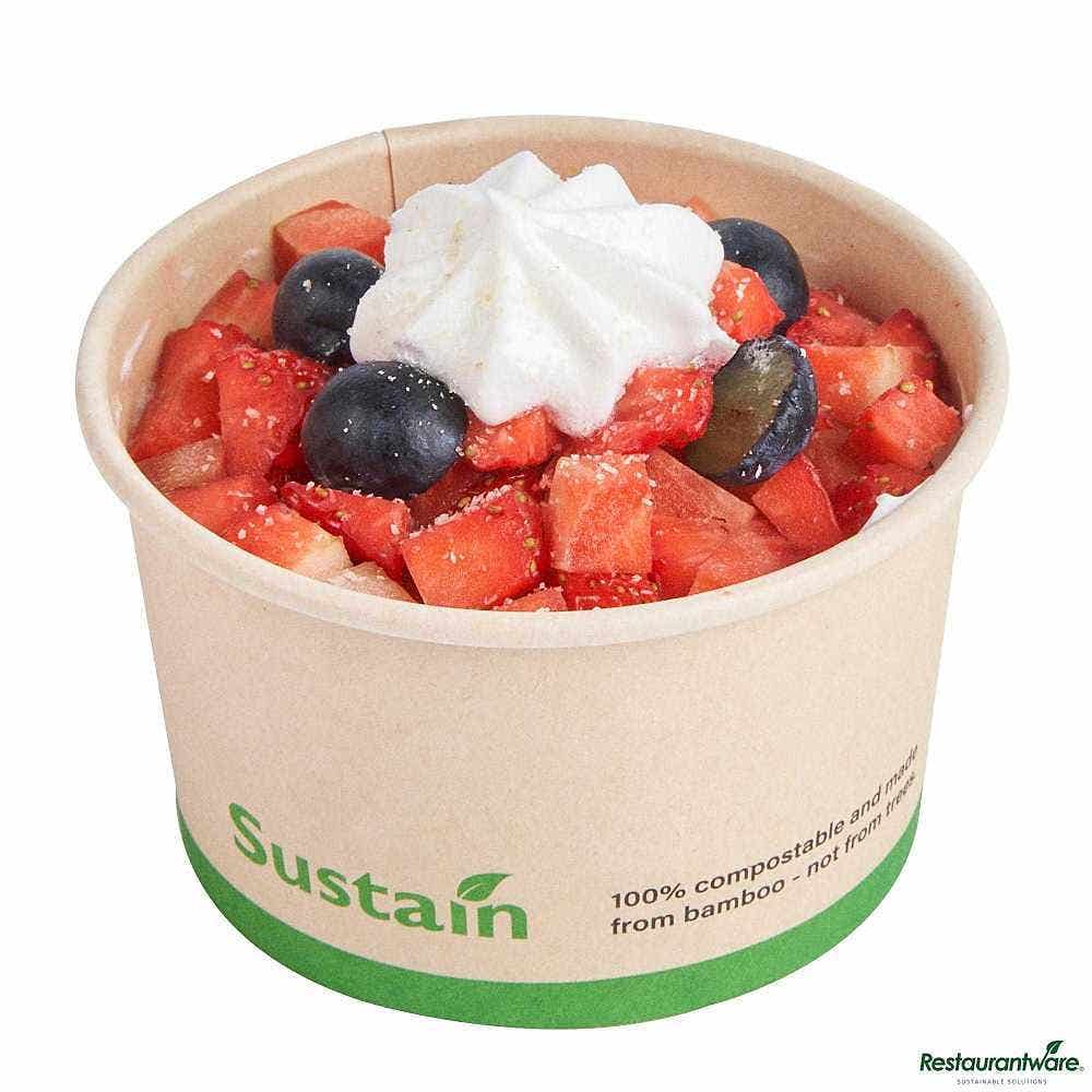 Sustain 5 oz Round Bamboo Paper To Go Cup