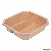 Sustain 41 oz Octagonal Kraft Paper Take Out Container