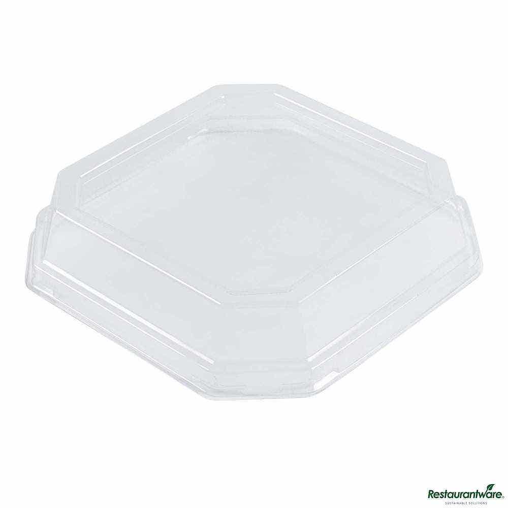 Sustain Octagonal Clear PLA Plastic Dome Lid