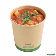 Sustain 24 oz Round Kraft Paper Soup Container