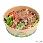 Sustain 17 oz Round Kraft Paper Take Out Container