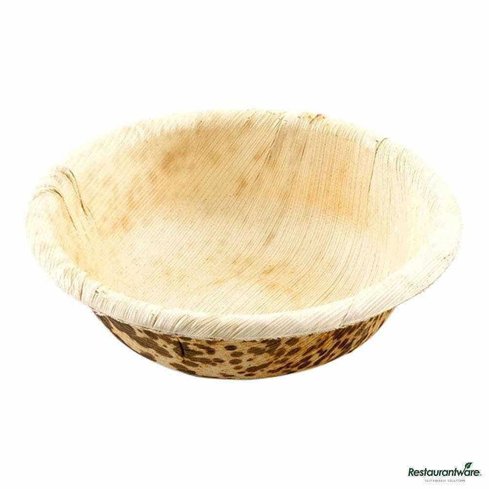 7 oz Round Natural Bamboo Bowl