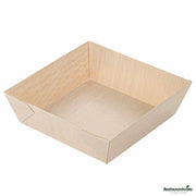 Taipei 14 oz Square Poplar Flare Container
