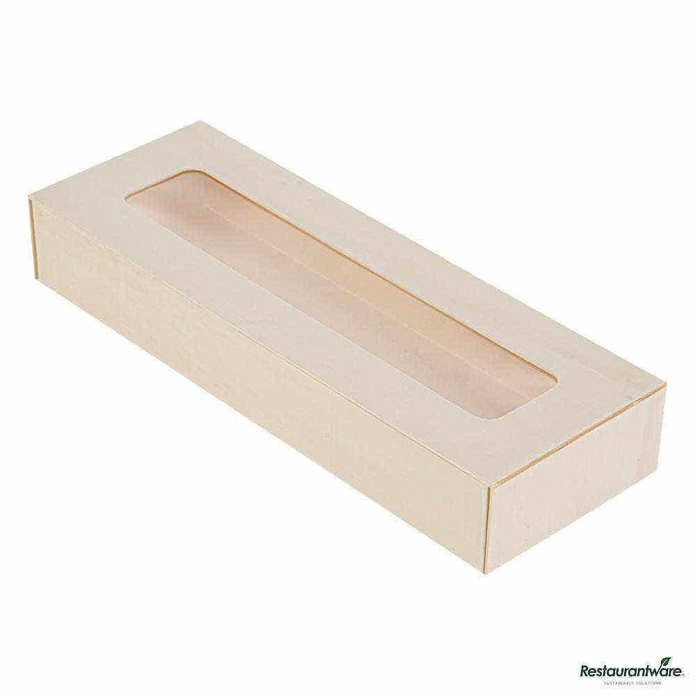 Taipei 9 oz Rectangle Poplar Container
