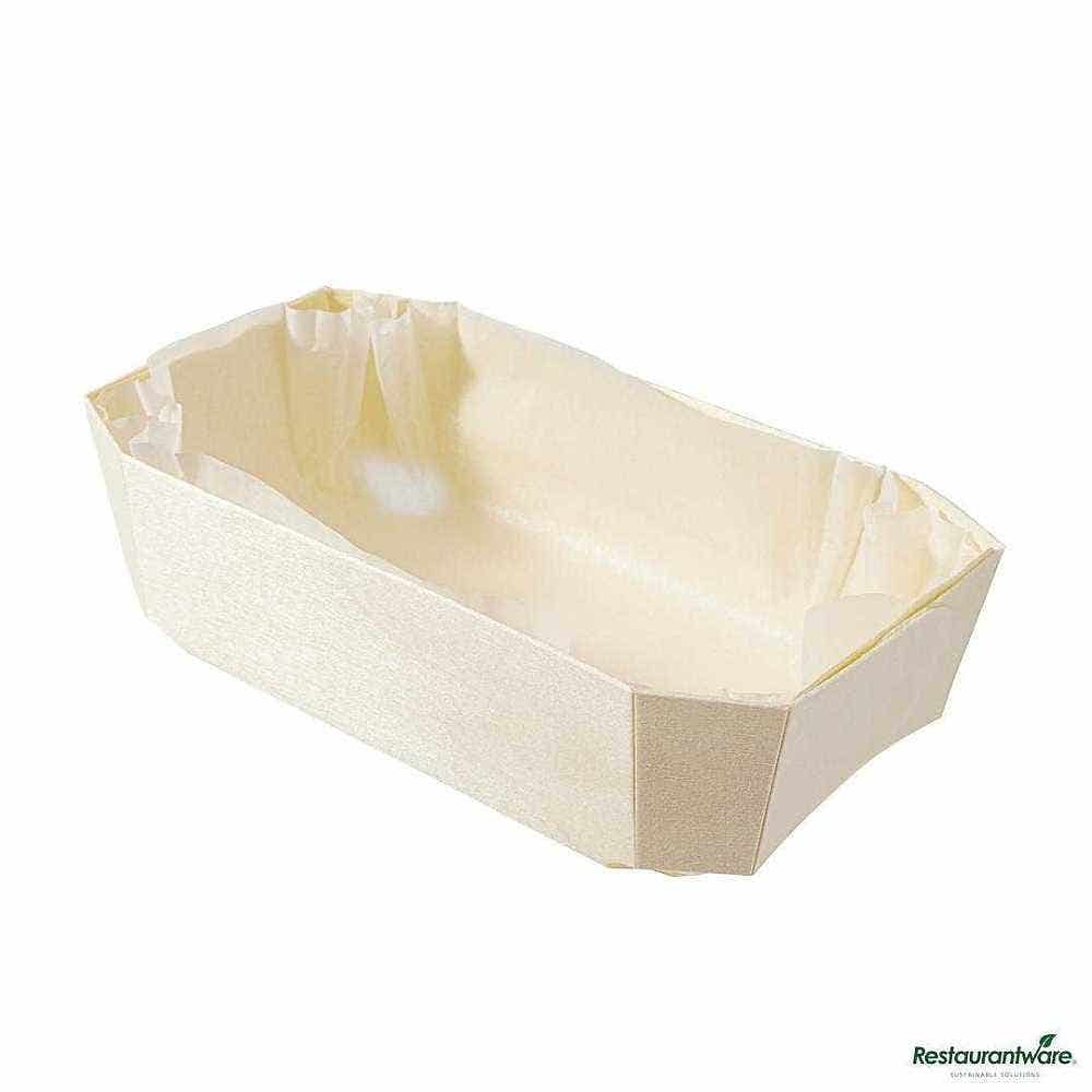 Taipei Poplar Baking and Serving Container with Paper Liner 7 1/4