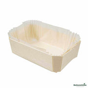 Taipei Poplar Baking and Serving Container with Paper Liner 5 1/2