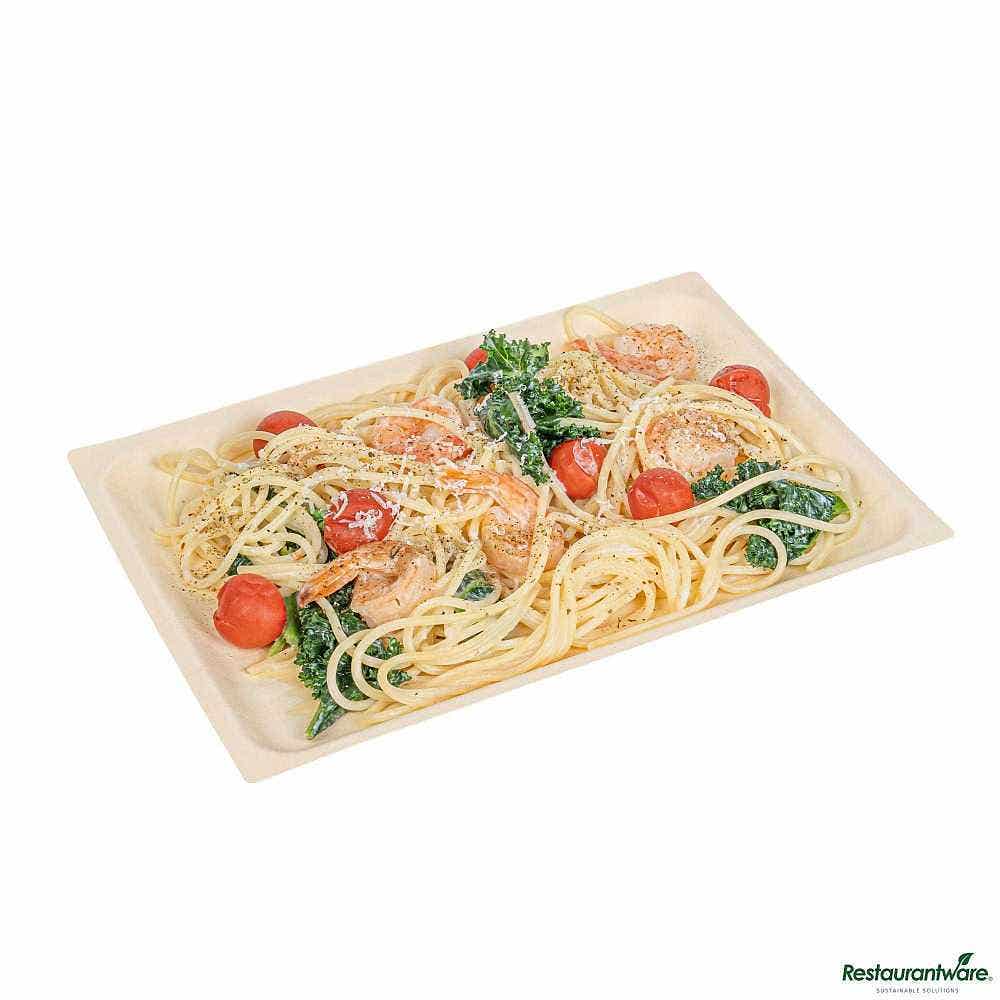 Taipei Rectangle Natural Poplar Plate