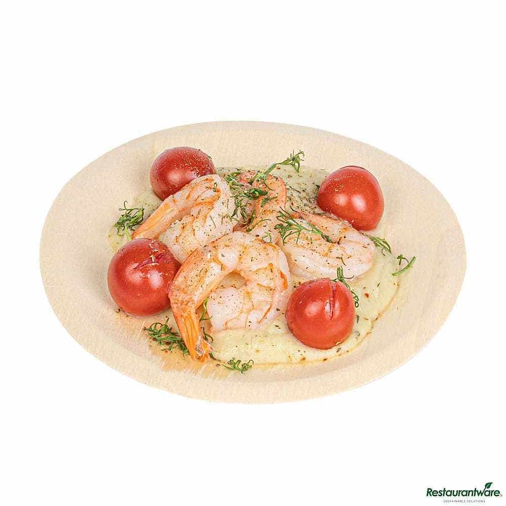 Taipei Round Natural Poplar Plate