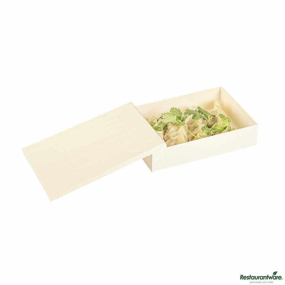 Taipei Rectangle Natural Poplar Lid
