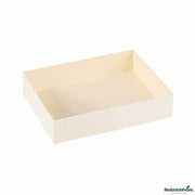 Taipei 24 oz Rectangle Natural Poplar Bento Box