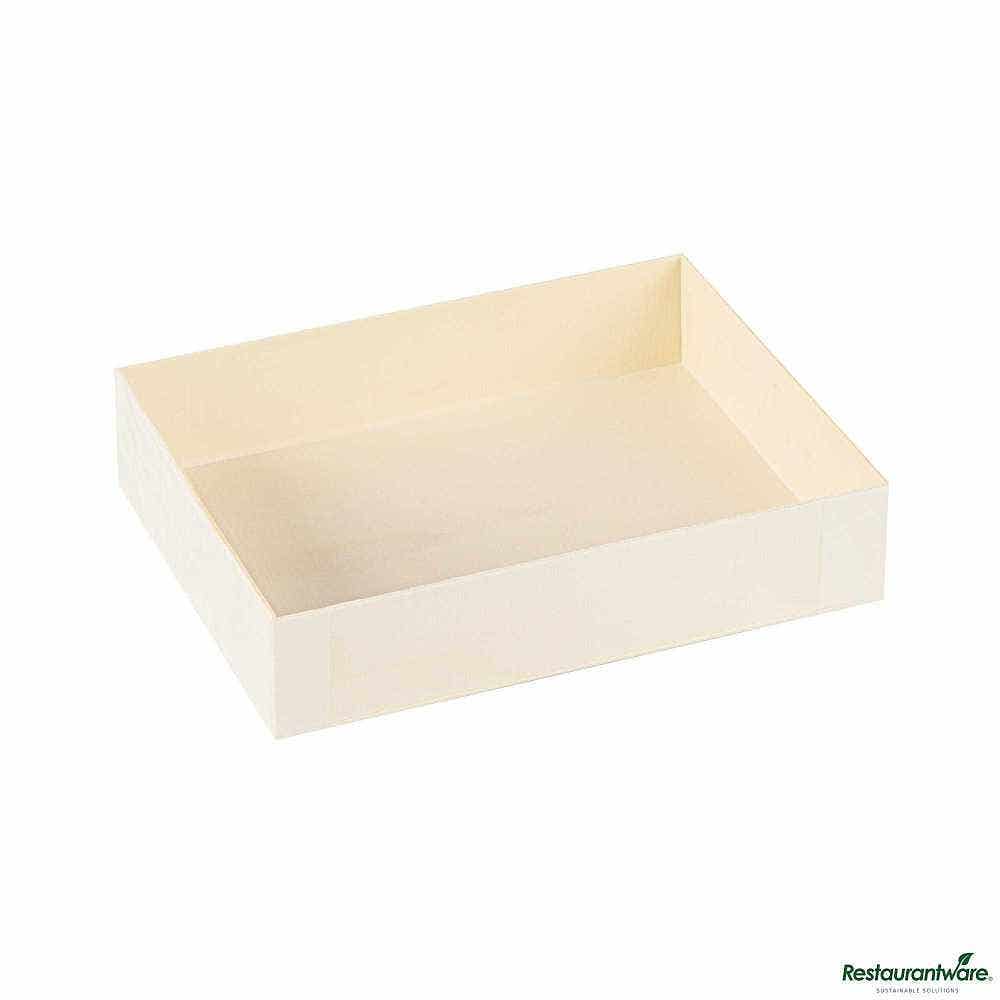 Taipei 24 oz Rectangle Natural Poplar Bento Box
