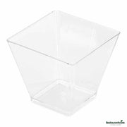 Square Clear Plastic Mini Kova Cup 2oz