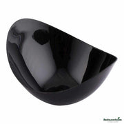 2 oz Oval Black Plastic Alato Tasting Dish