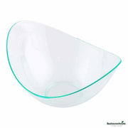 2 oz Oval Seagreen Plastic Alato Tasting Dish