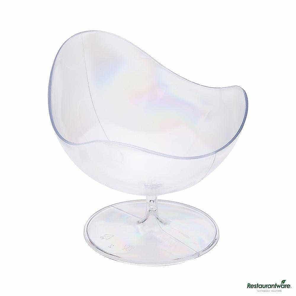 2 oz Round Clear Plastic Ball Chair