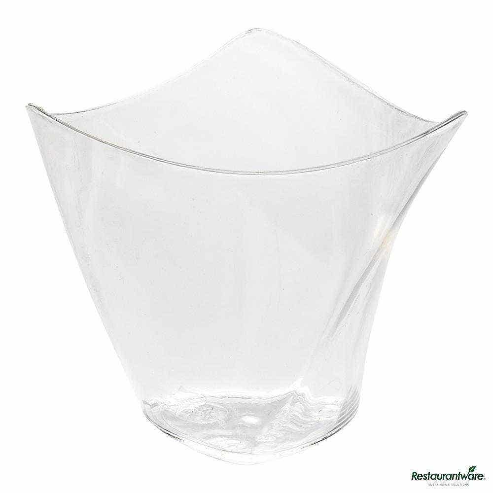 4 oz Clear Plastic Mini Crescendo Cup
