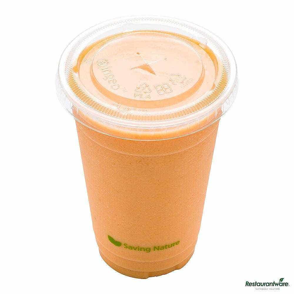 Sustain Round Clear PLA Plastic Flat Lid
