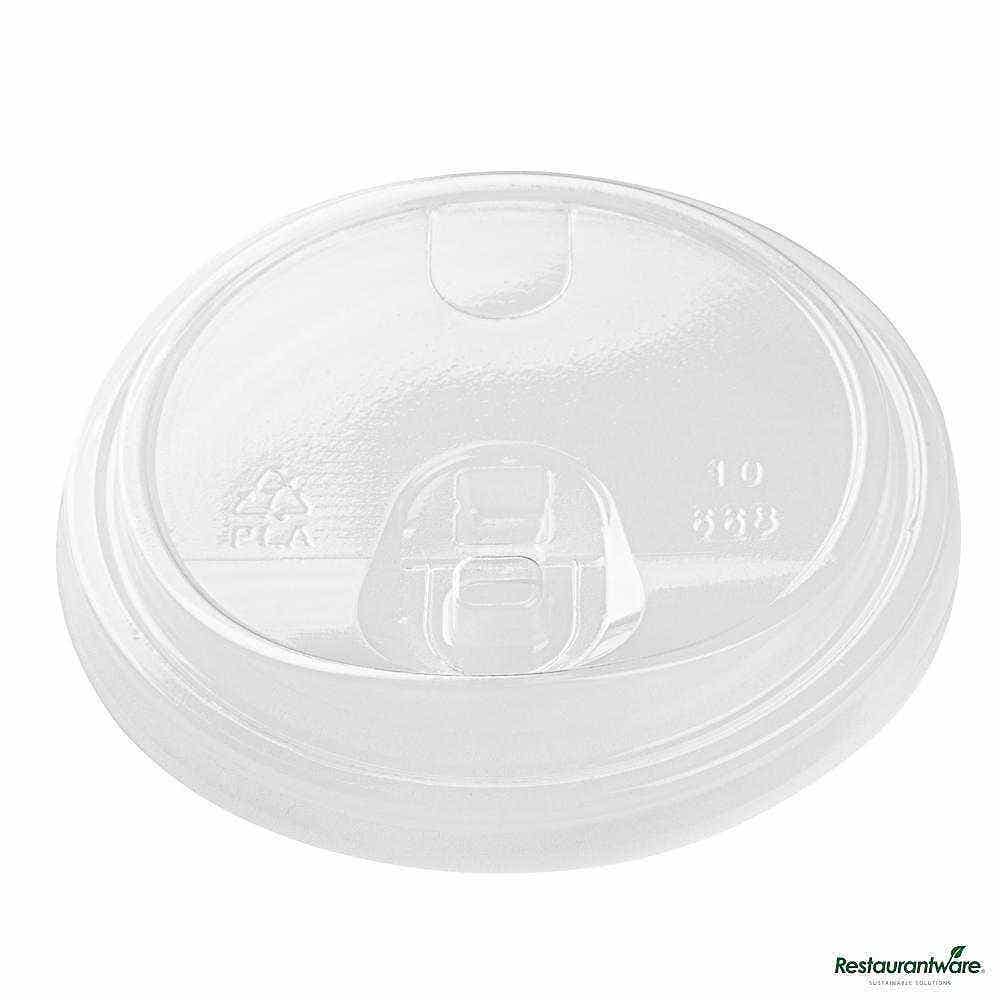 Sustain Clear PLA Plastic Straw or Sip Cold Cup Lid