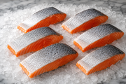 8oz Square cut Skin On Faroe Salmon Portions