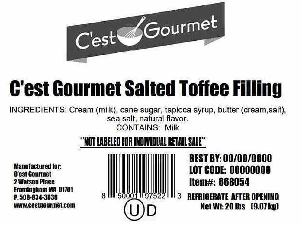 Salted Toffee Filling