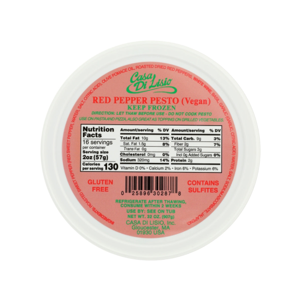 Red Pepper Vegan Pesto