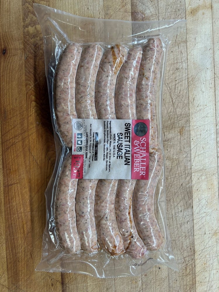 Italian Sausage Cooked 4-1