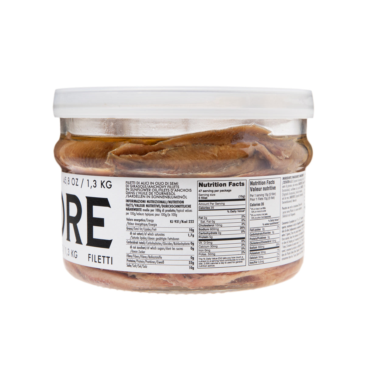 Anchovies Fillets in Oil