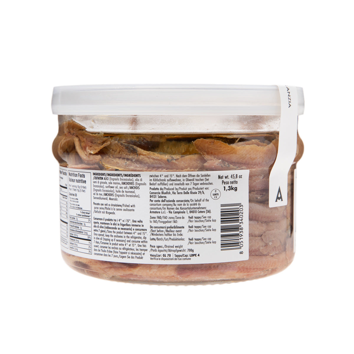 Anchovies Fillets in Oil
