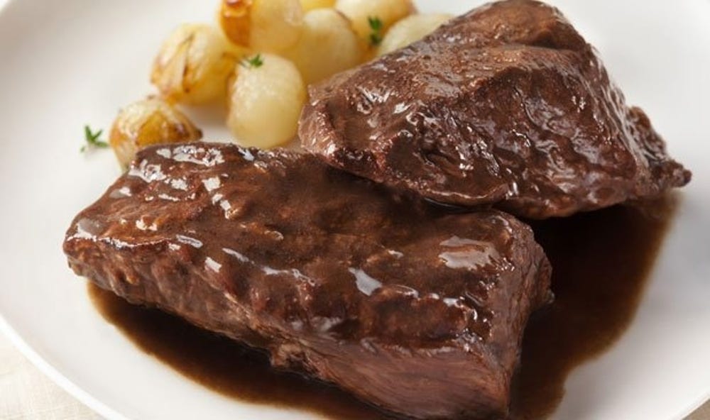 Beer & Red Wine Short Ribs