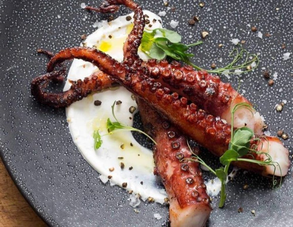 Octopus Poached