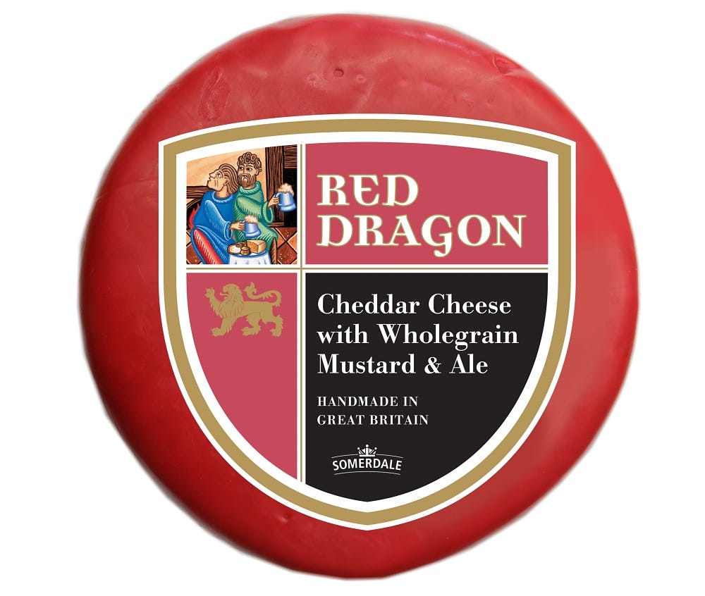 Red Dragon Cheddar Wheel
