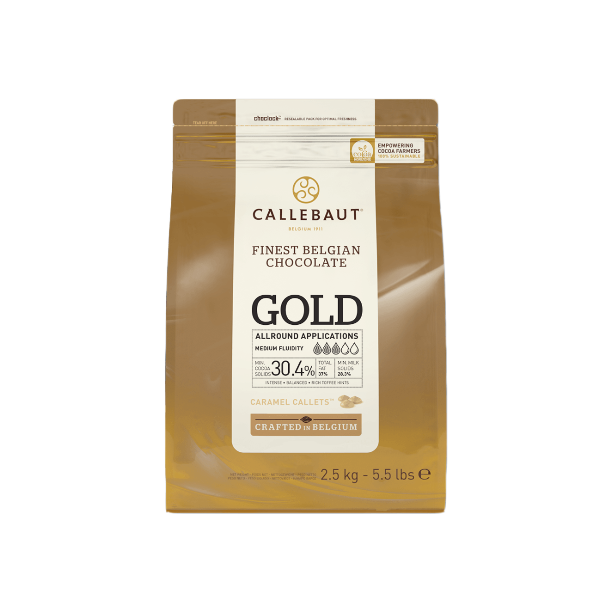 Chocolate Gold 30.4% Callets
