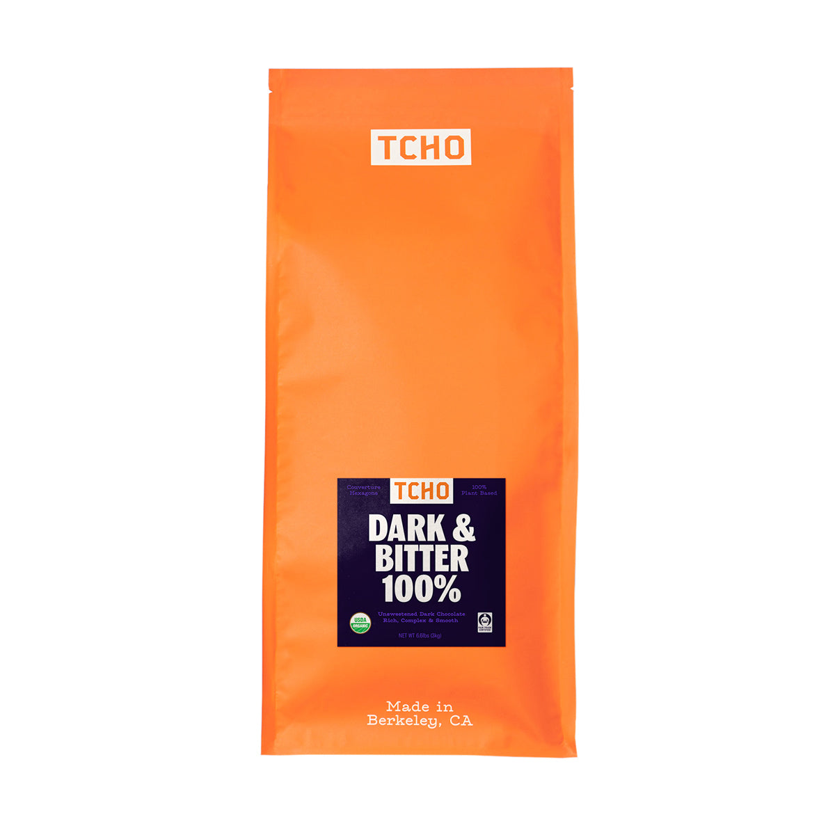 Vegan 100% Unsweetened Chocolate Couverture Drops