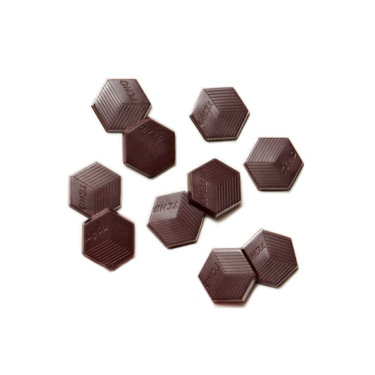 81% Dark Chocolate Couverture Hexagons