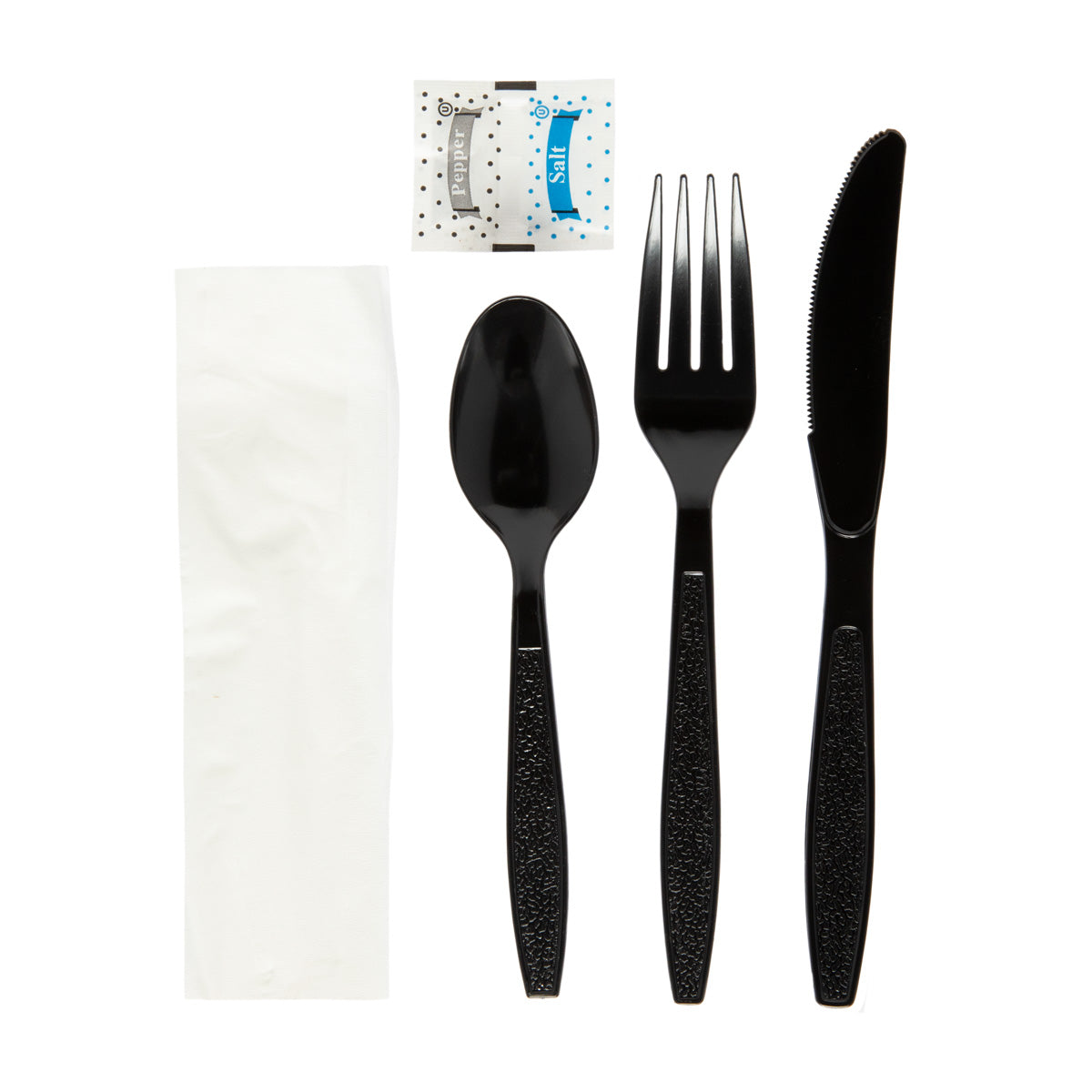 Wrapped Fork, Knife & Spoon Pack