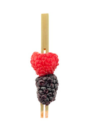 Natural Bamboo Double Prong Pick - 4in