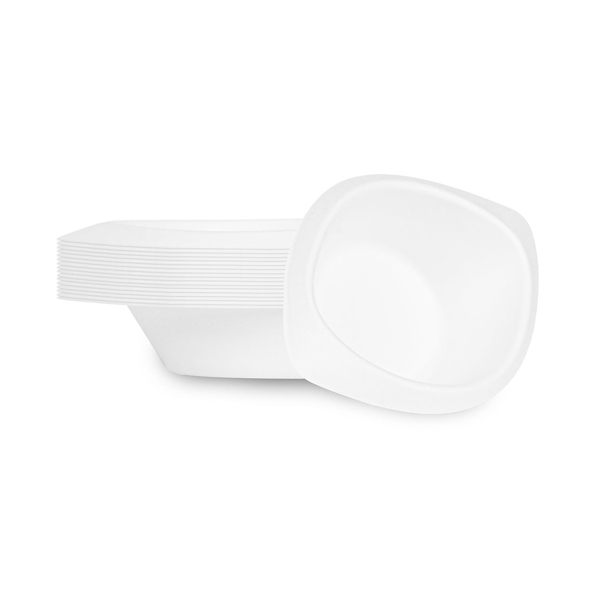 12 oz Oval White Sugarcane Bowl