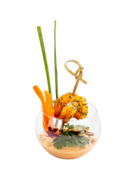 2 oz Sphere Clear Plastic Cup