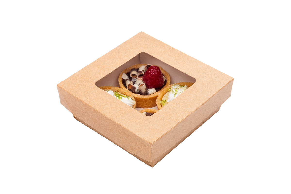 13 oz Square Kraft Paper Small Take Out Container