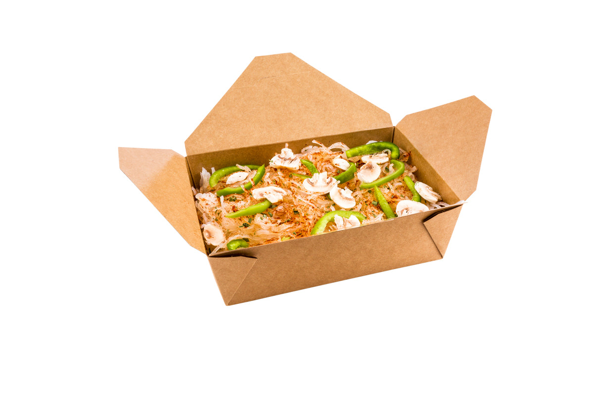 71 oz Rectangle Kraft Paper #3 Take Out Container