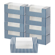 Blue & White Stripe Paper Box